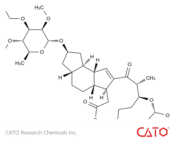 Chemical structure of N-formyl-175-J