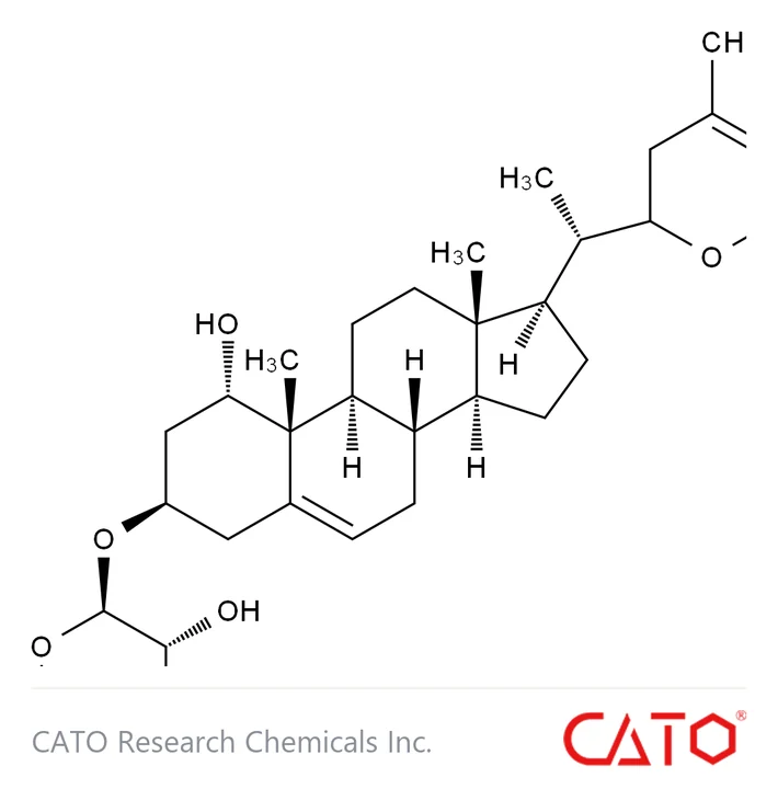 Chemical structure of Withanoside IV, CAS 362472-81-9