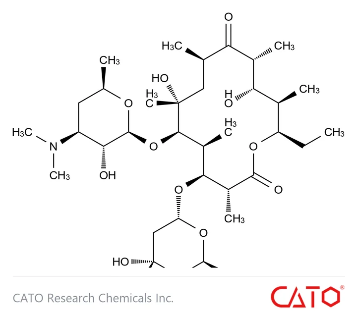 Chemical structure of Erythromycin EP Impurity K