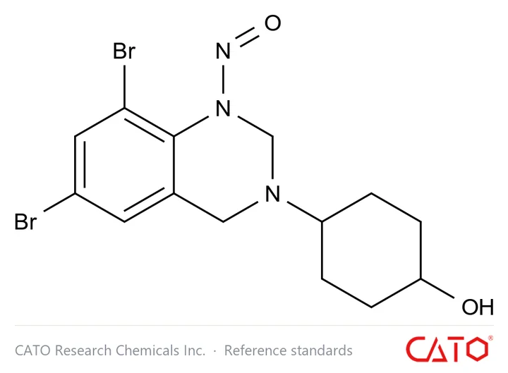 Chemical structure of Ambroxol impurity 05, CAS