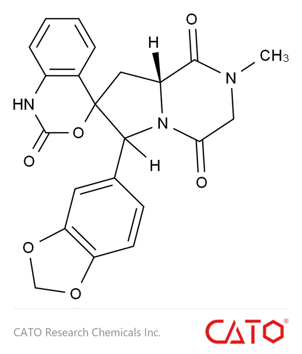Chemical structure of Tadalafil EP Impurity F