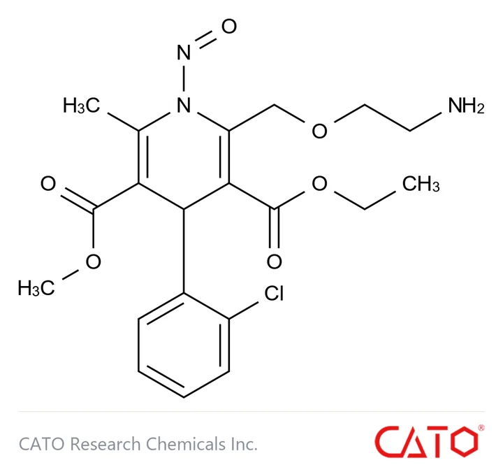 Chemical structure of Amlodipine Impurity 82, CAS