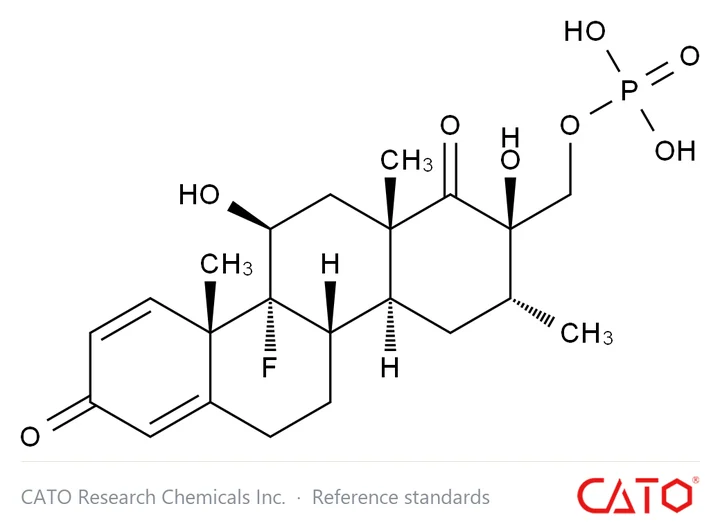 Chemical structure of Dexamethasone Sodium Phosphate EP Impurity E
