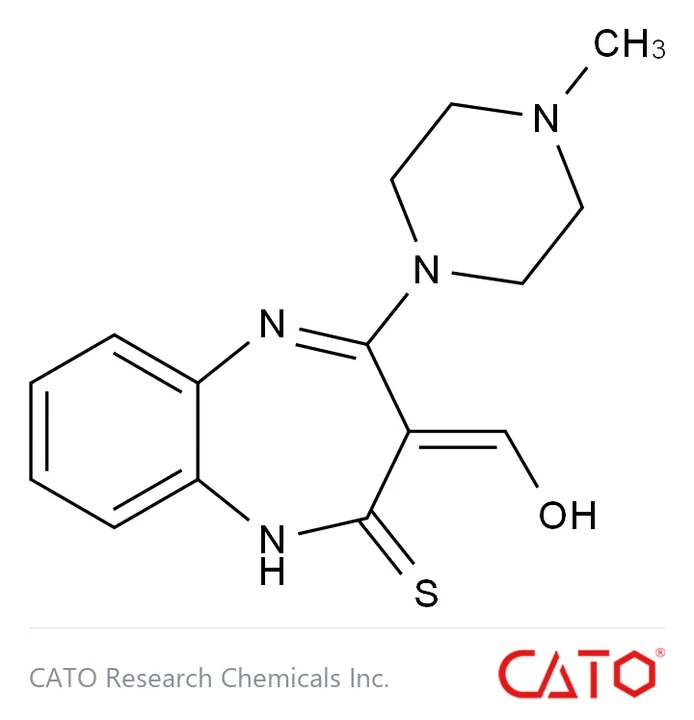 Chemical structure of Olanzapine Impurity 9, CAS 1320360-86-8