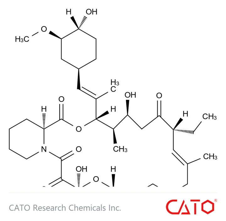 Chemical structure of Tacrolimus EP Impurity B