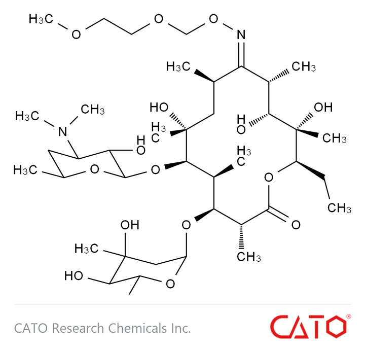 Chemical structure of Roxithromycin EP Impurity E