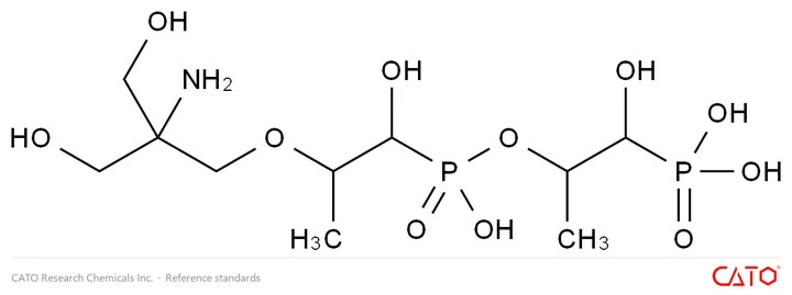 Chemical structure of Fosfomycin Trometamol EP Impurity D, CAS 1262243-12-8