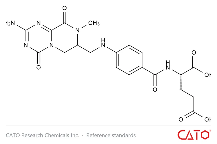 Chemical structure of Folic Acid Impurity 23