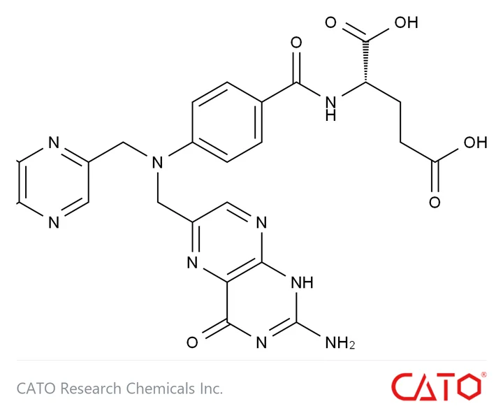 Chemical structure of Folic Acid EP Impurity E Sulfate