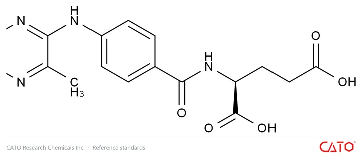 Chemical structure of Folic Acid Sulfate EP Impurity G