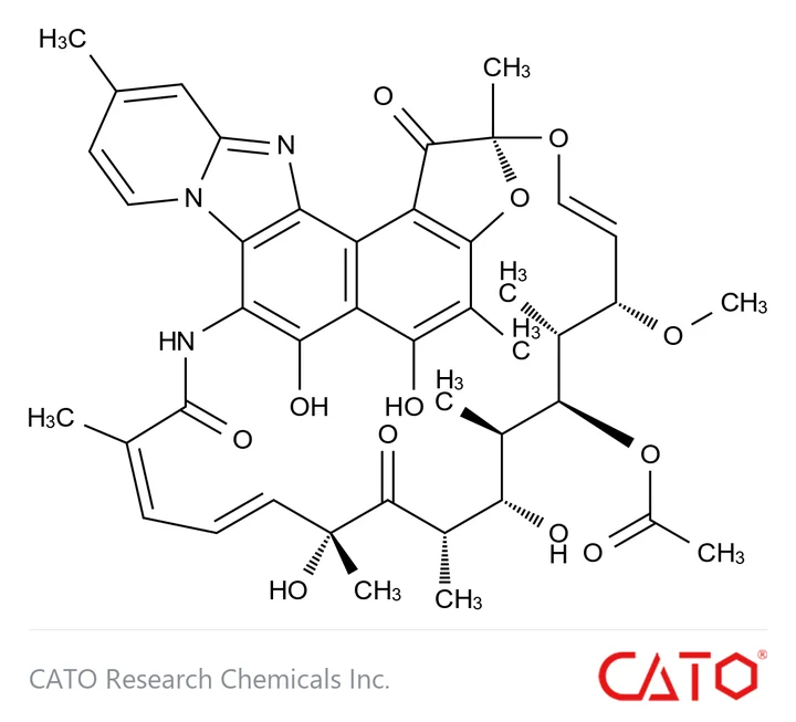Chemical structure of Rifaximin EP Impurity D, CAS
