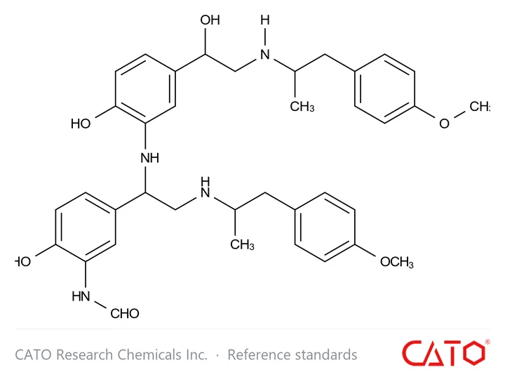 Chemical structure of Formoterol EP Impurity F (Mixture of Diastereomers), CAS 1795129-59-7