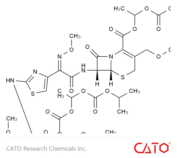 Chemical structure of Cefpodoxime Proxetil EP Impurity H, CAS 947692-16-2