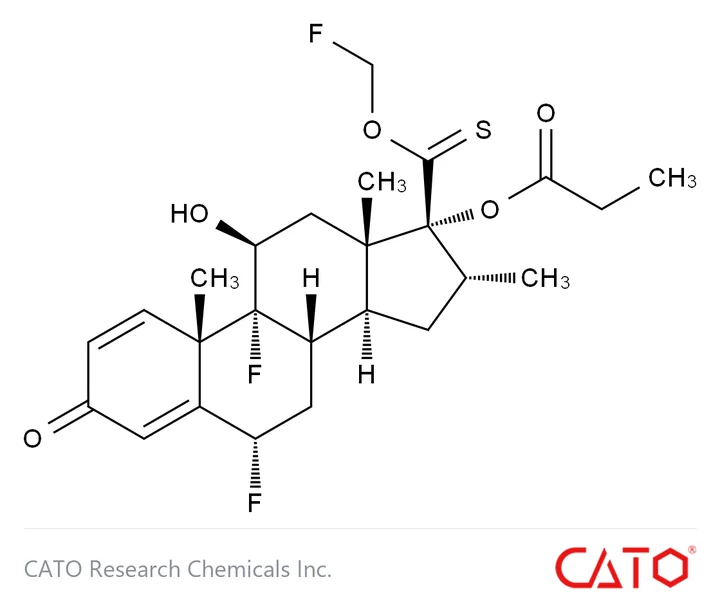 Chemical structure of Fluticasone Propionate EP Impurity J, CAS