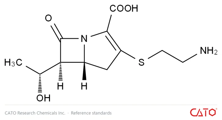 Chemical structure of Imipenem EP Impurity A, CAS 59995-64-1