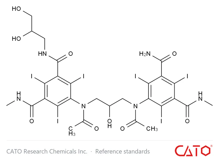 Chemical structure of Iodixanol EP Impurity E