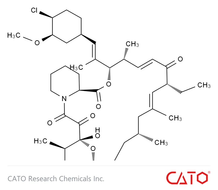 Chemical structure of Pimecrolimus Impurity 7