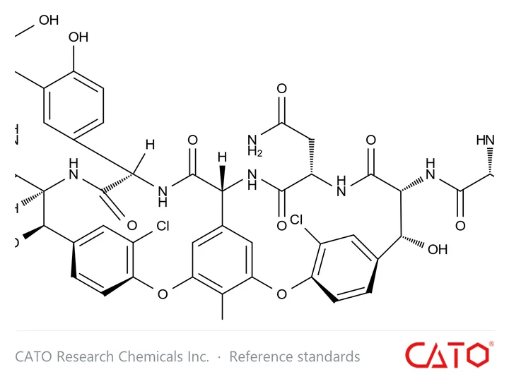 Chemical structure of Vancomycin EP Impurity I
