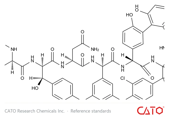 Chemical structure of Vancomycin EP Impurity J