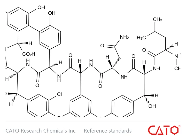 Chemical structure of Vancomycin EP Impurity K