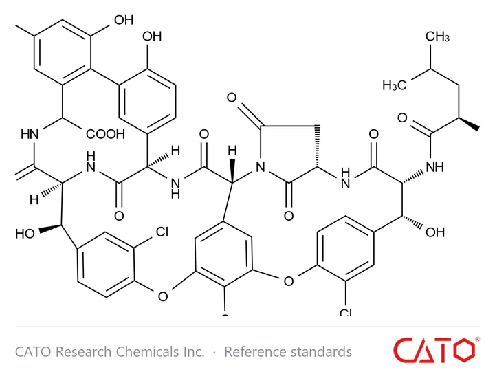 Chemical structure of Vancomycin EP Impurity G