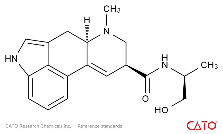 Chemical structure of Ergometrine EP Impurity F, CAS 479-00-5