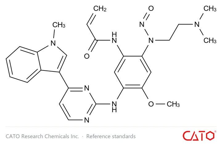 Chemical structure of Osimertinib Impurity 81, CAS