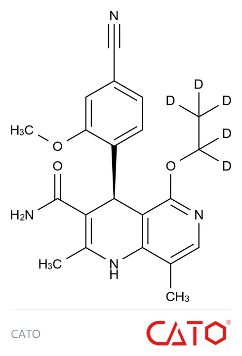 Chemical structure of Finerenone-d5, CAS
