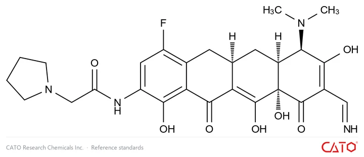 Chemical structure of Eravacycline Impurity 4(TP-4308）