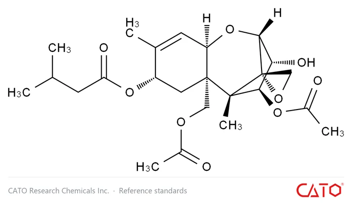 Chemical structure of T-2 Toxin, CAS 21259-20-1