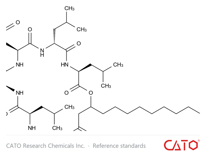 Chemical structure of Surfactin, CAS 24730-31-2