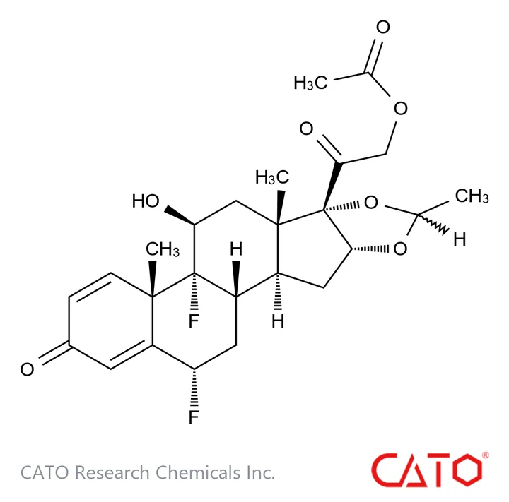 Chemical structure of Fluocinonide 22 Methyl Homologue, CAS 51333-59-6