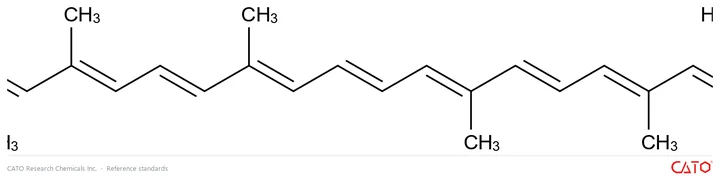 Chemical structure of alpha-Carotene, CAS 7488-99-5