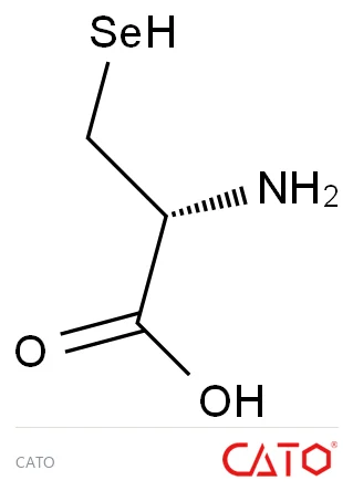 Chemical structure of L-Selenocysteine, CAS 10236-58-5