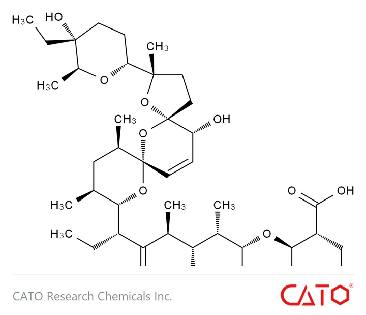 Chemical structure of Narasin, CAS 55134-13-9
