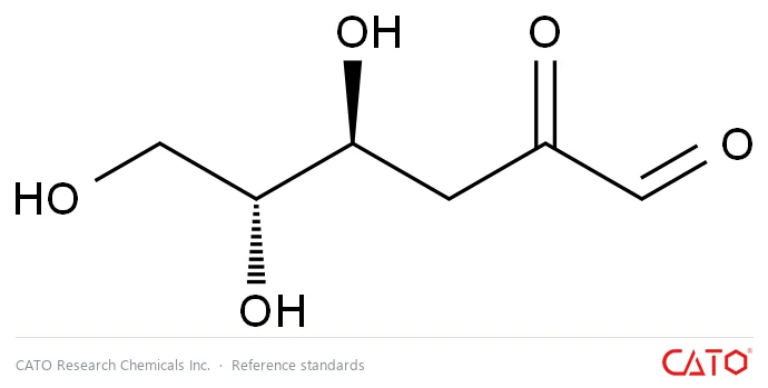 Chemical structure of 3-Deoxyglucosone, CAS 4084-27-9