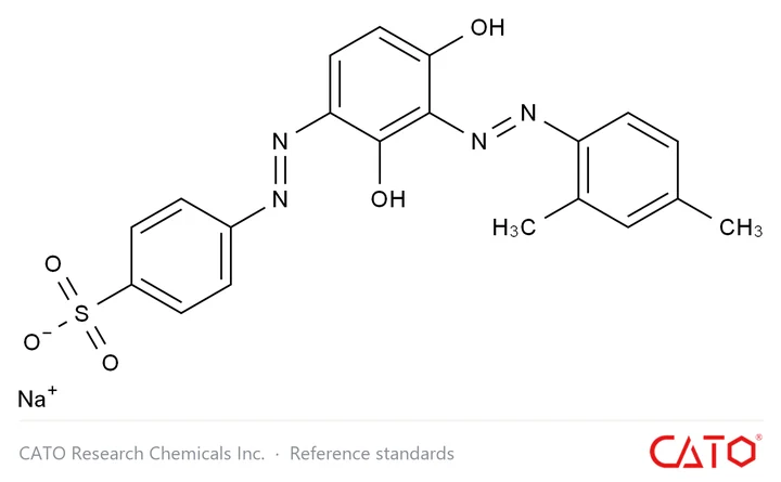 Chemical structure of Acid Orange 24, CAS 1320-07-6