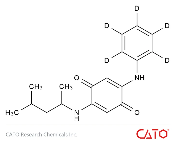 Chemical structure of 6PPD-quinone-D5, CAS 2750119-14-1