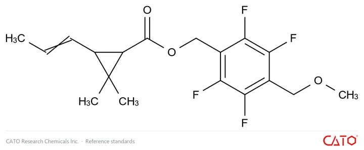 Chemical structure of Metofluthrin, CAS 240494-70-6