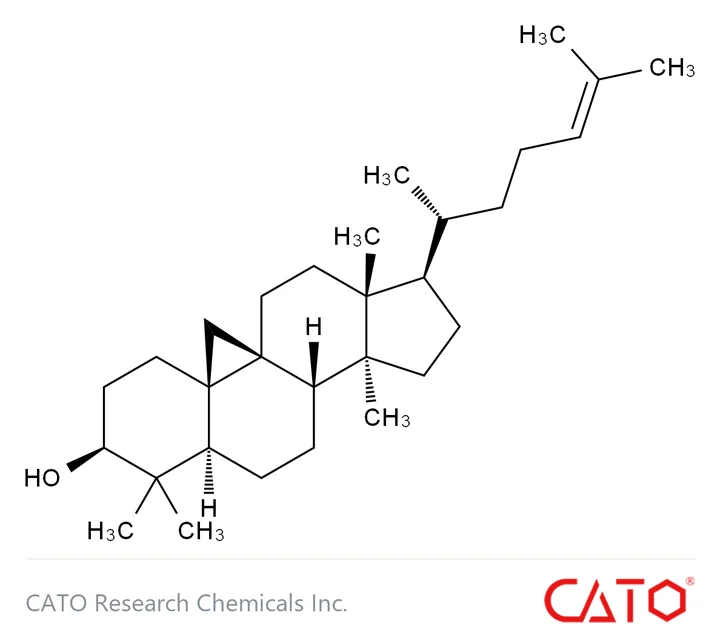Chemical structure of Cycloartenol, CAS 469-38-5