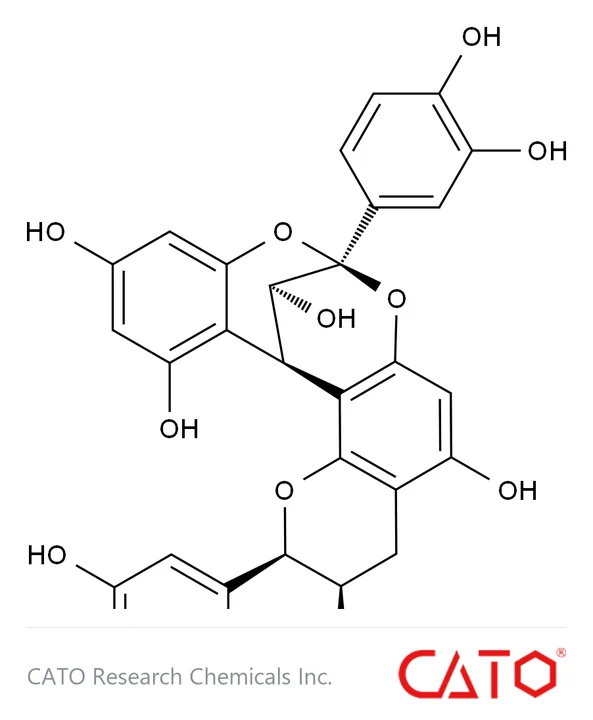 Chemical structure of Procyanidin A2, CAS 41743-41-3