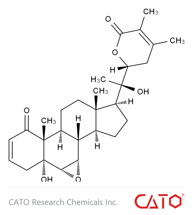 Chemical structure of Withanolide A, CAS 32911-62-9