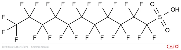 Chemical structure of Perfluoroundecanesulfonic acid, CAS 749786-16-1